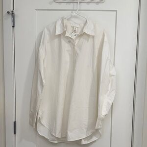 H&M Women’s White Long Sleeve Shirt
